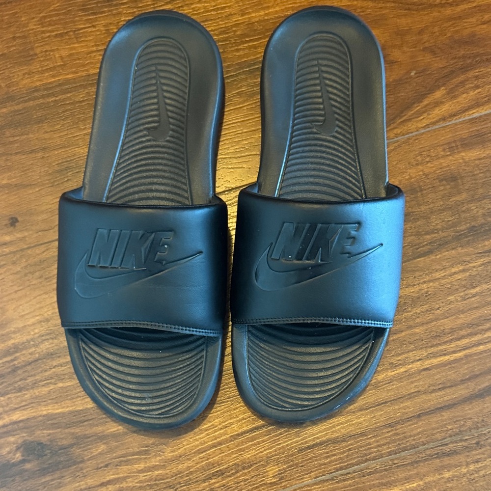 Nike Black Slide Sandals